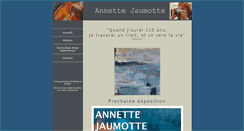 Desktop Screenshot of annettejaumotte.be