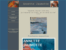 Tablet Screenshot of annettejaumotte.be